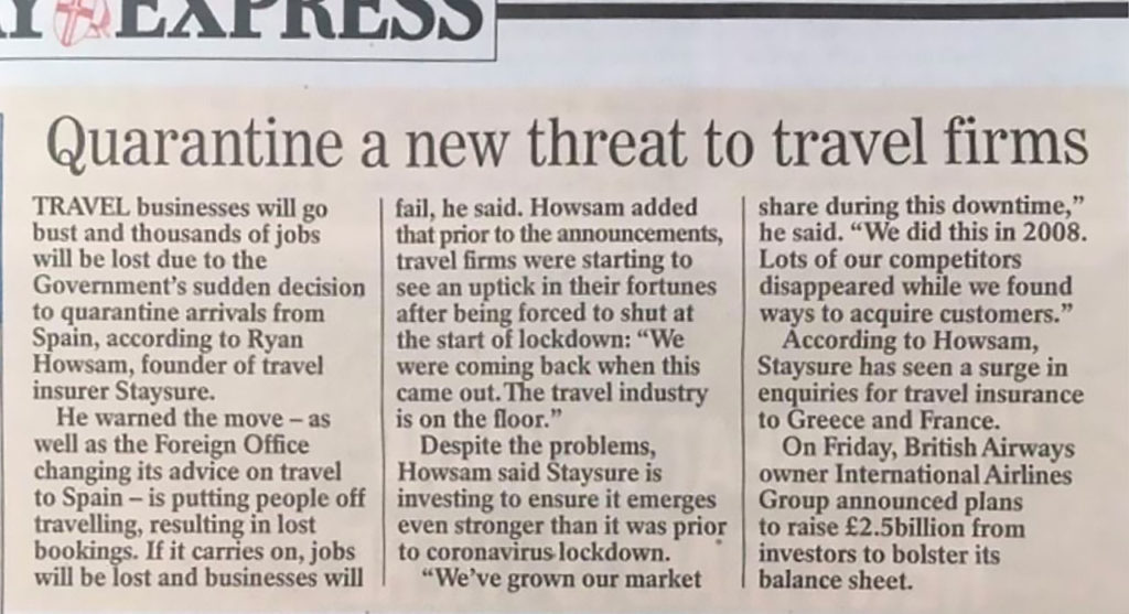 Daily Express Ryan Howsam