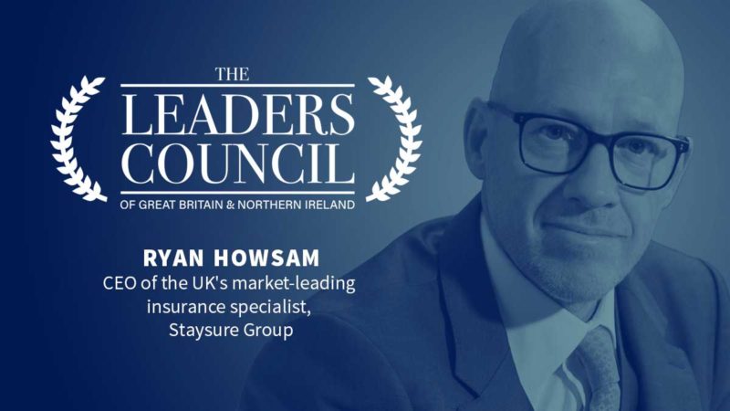 Leaders Council 6th September 2021 - CEO of the UK's market-leading insurance specialist, Staysure Group