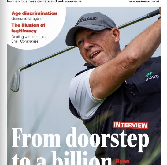 New Business Magazine Cover Ryan Howsam